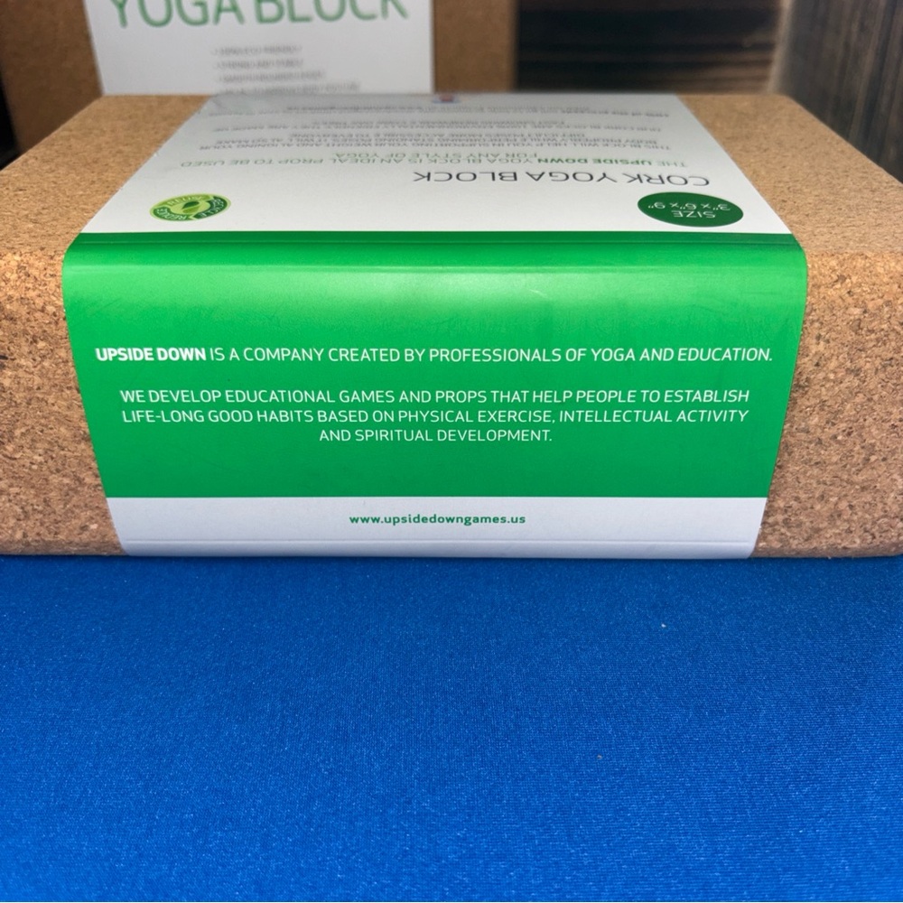 Lot of 2 Yoga Block Cork 9"/6"/3" High Quality! New 100%eco friendly - Picture 3 of 7